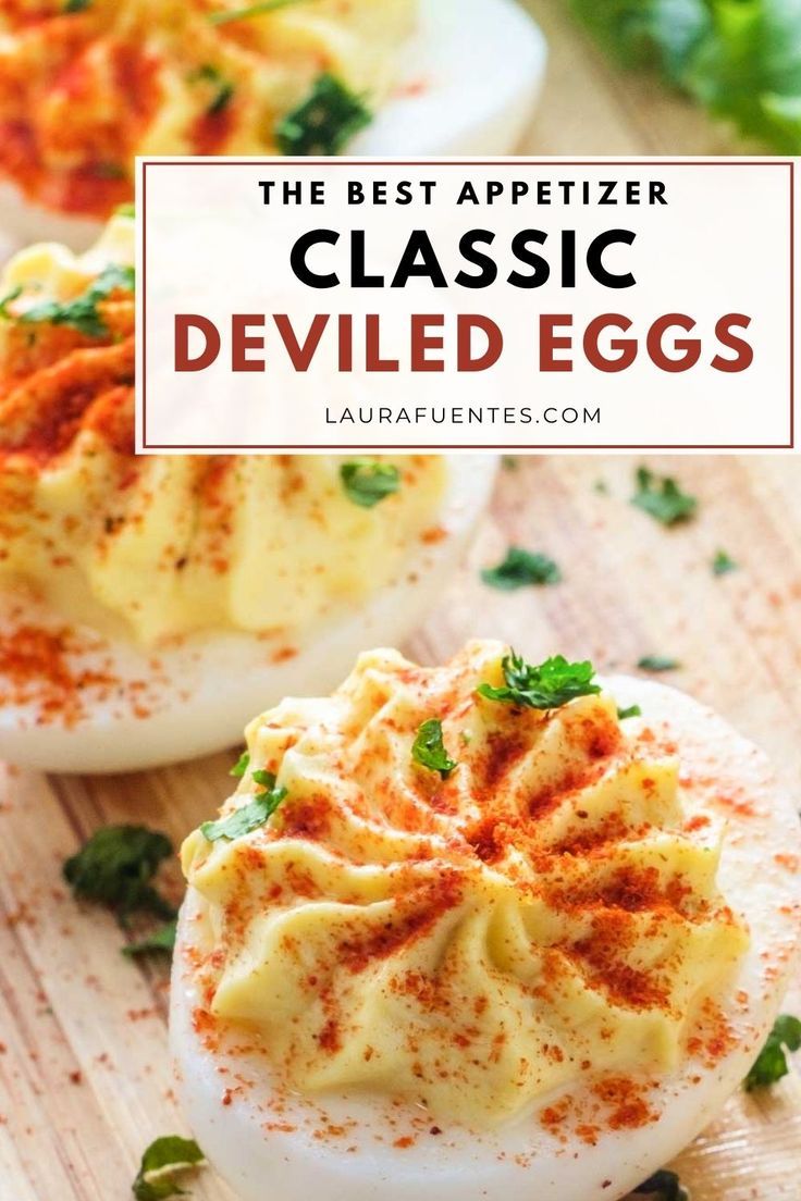 Deviled eggs with parsley Best Classic Deviled Eggs, Classic Deviled Eggs Recipe Best, How To Make Deviled Eggs, Best Deviled Egg Recipe Ever, Deviled Eggs Recipe Best, Best Deviled Eggs Recipe, Ww Sides, Perfect Deviled Eggs, Classic Deviled Eggs