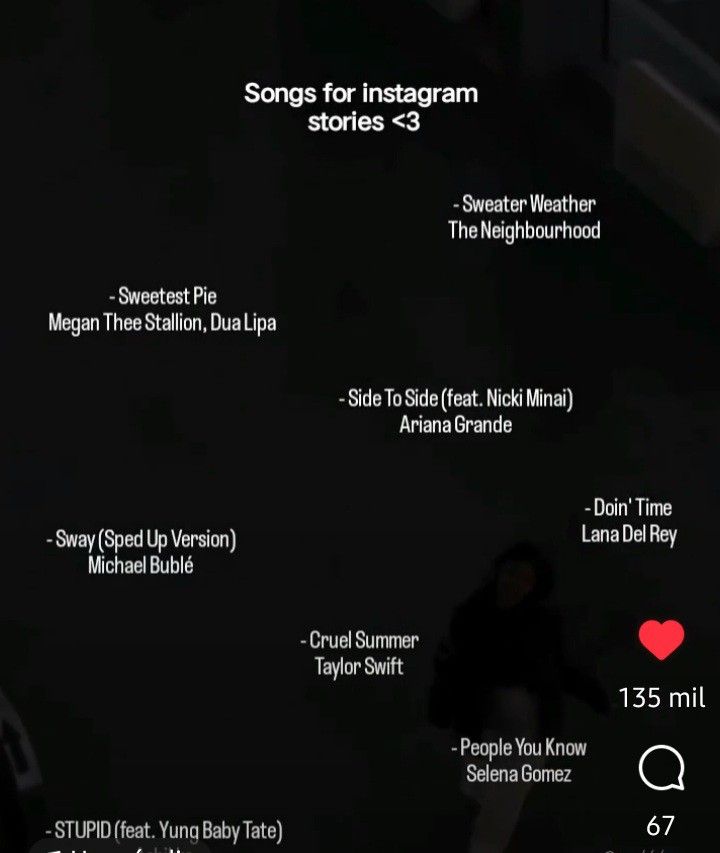 an advertisement for the upcoming album, songs for instagram stories 3