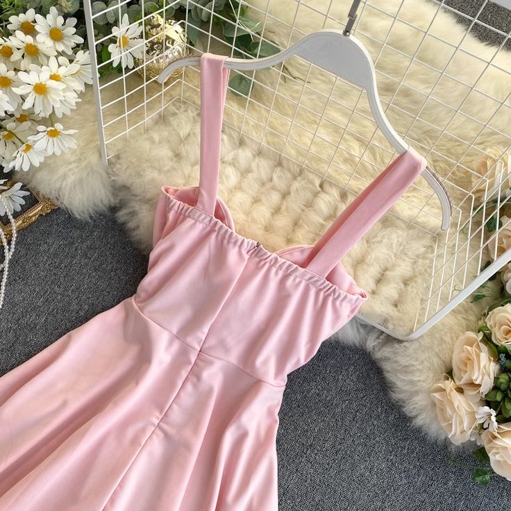 Item Code : YM102Color : White,Black ,Pink Fabric: blendedSize(cm): Free Size Length 77 cm Bust 76 Waist 66-76(Due to the different measurement methods ,there is an error of 1-3, the measurement unit: cm) Elegant Pink Knee-length Sundress, Feminine Pink A-line Sleeveless Dress, Pink A-line Sleeveless Dress, Pink A-line Sleeveless Feminine Dress, Feminine Pink Sleeveless Mini Dress, Pink Feminine Mini Sleeveless Dress, Pink Mini Sleeveless Dress, Pink Mini Sleeveless Dress In Feminine Style, Trendy Pink V-neck Midi Dress