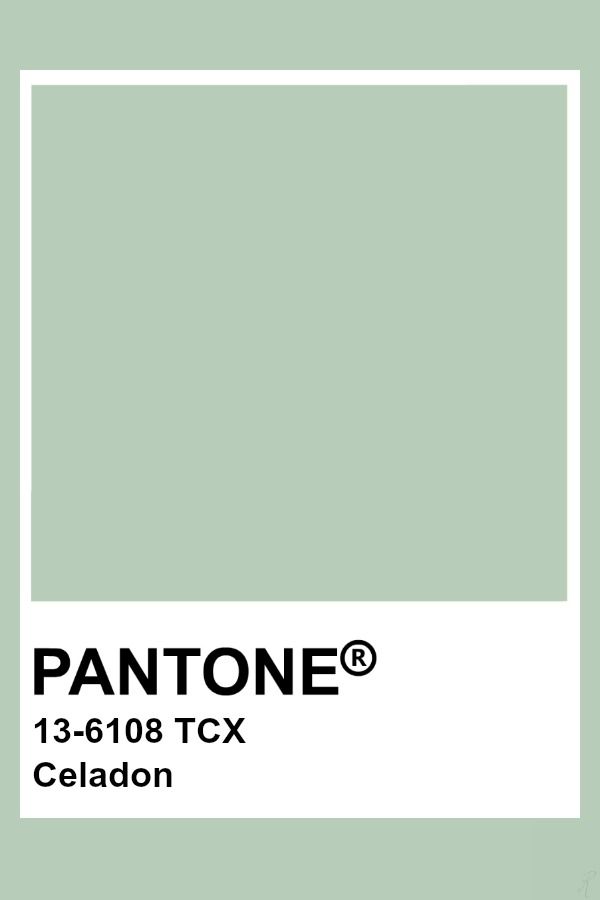 pantone's frosty green paint is shown