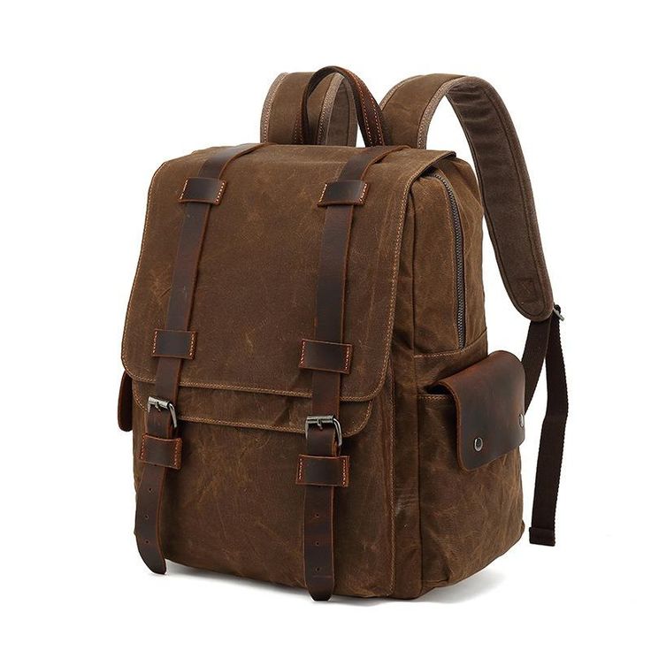 Woosir Designer Computer Backpacks for Travel or Schools Large Capacity Laptop Backpack For Outdoor, Canvas Backpack With Multiple Pockets For Everyday Use, Canvas Backpack With Multiple Pockets, Standard Canvas Backpack With Multiple Pockets, Outdoor Brown Backpack With Adjustable Straps, Outdoor Canvas Backpack With Multiple Pockets, Brown Outdoor Backpack With Adjustable Straps, Everyday Canvas Backpack With Multiple Pockets, Brown Outdoor Travel Backpack