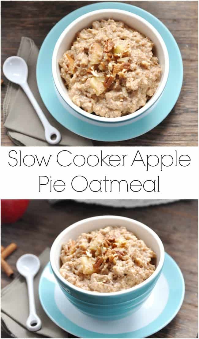 two bowls filled with oatmeal sitting on top of a blue plate