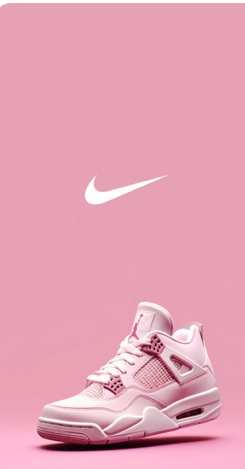 Jordan 4 Background, Cute Pink Jordans, Jordan 4’s Pink, Light Pink Jordans, Pink Jordan Wallpaper, Jordan 4s Pink, Pink Jordan 4, Jordan 4 Wallpaper, Jordan 4 Retro Pink