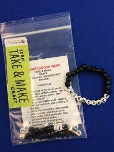 the bracelet is packaged in a plastic bag