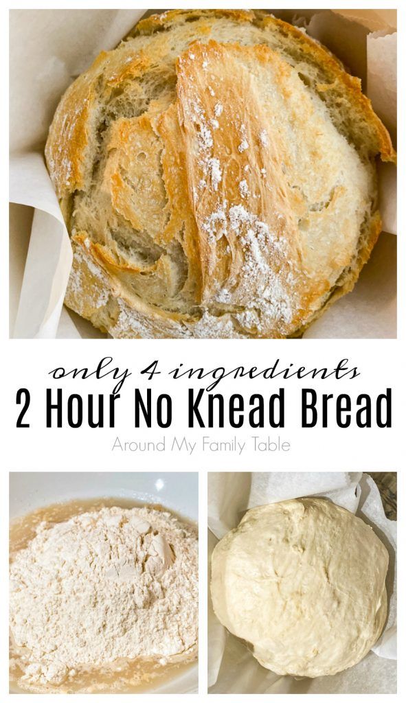 two hour no knead bread recipe with instructions