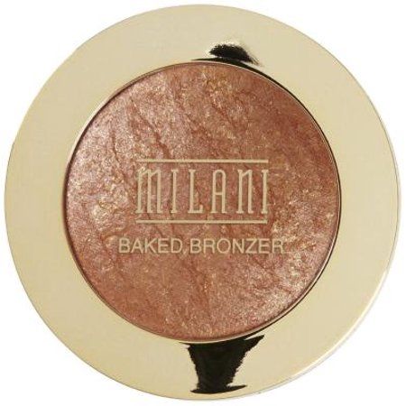 Get a golden glow with Milani Baked Bronzer. This multi-purpose, streak-free cosmetic for eyes, face and body instantly transforms your look without the need for sunbathing or indoor tanning. The Glow bronzer makes skin look radiant and healthy, with a unique formulation that can look light or dark, depending on how it's applied. When it's used dry, it creates a sheer, luminous finish. When the bronzer is moistened before application, the color becomes richer and more intense. A mirror and brush Milani Baked Bronzer, How To Apply Blusher, Homemade Blush, Milani Baked Blush, Homemade Eye Cream, Shade Roses, Best Bronzer, Korean Beauty Secrets, Baked Blush