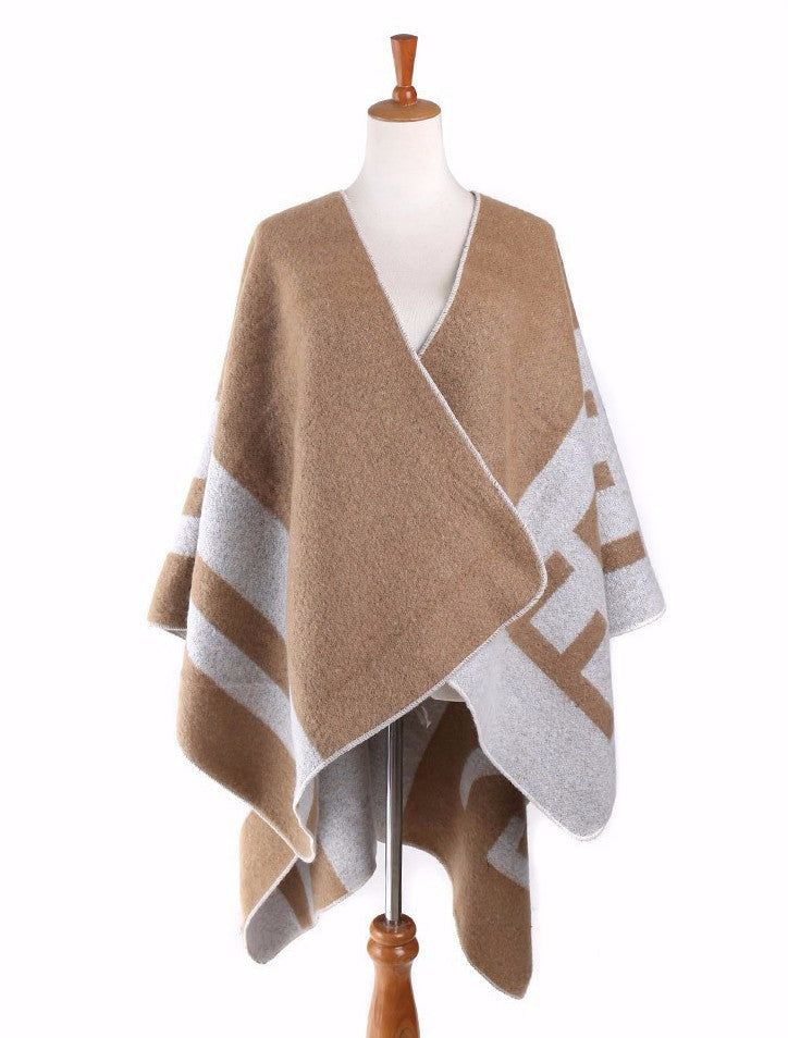 Pattern Type: GeometricStyle: FashionMaterial: CashmereSeason: Autumn, Winter ﻿SKU: 2055458 Beige Wrap Shawl, Beige Wrap Shawl One Size, One Size Beige Wrap Shawl, Beach Cape Shawl For Fall, Fall Beach Cape Shawl, Beige Cape Shawl For Fall, Beige Shawl Wraps For Winter, Beige Wrap Shawl For Winter, Beige Winter Shawl Cape