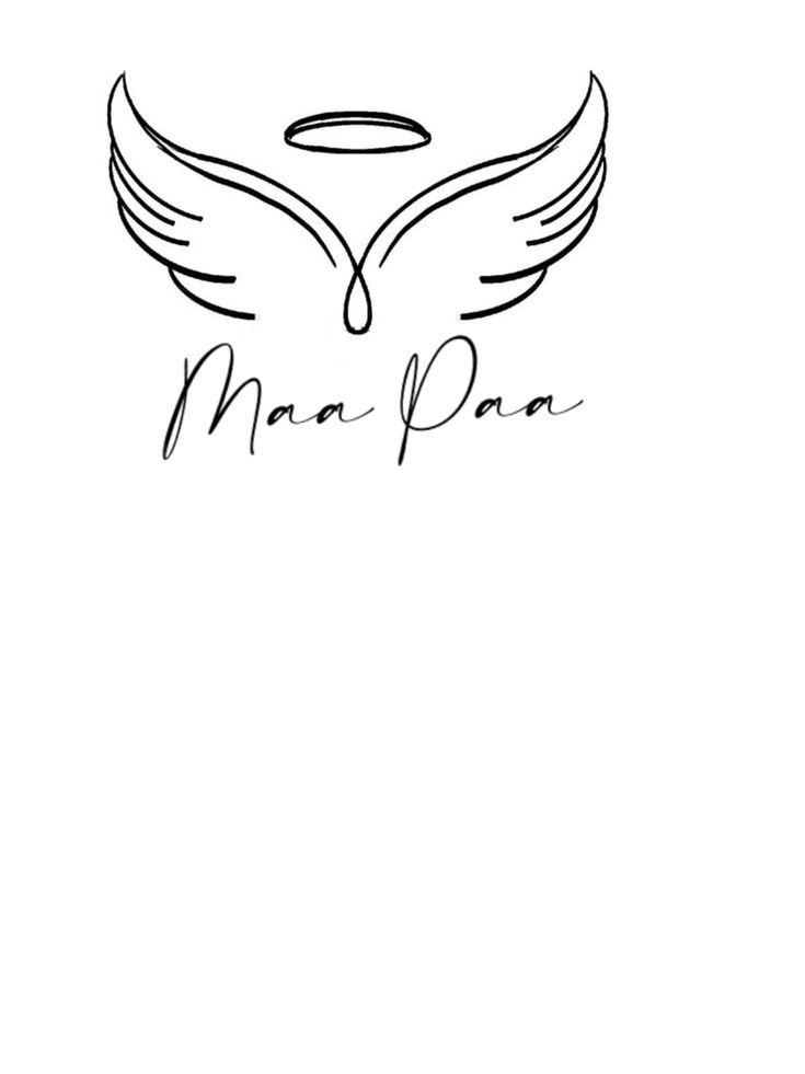 a black and white photo of a logo for a hairdressing business, with the words mar paa on it