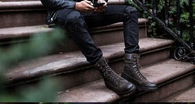 Handmade Men black Military boots, Men black high ankle combat boots, Men boots · leatherworld2014 · Online Store Powered by Storenvy Punk Leather Work Boots For Winter, Leather Chelsea Boots For Winter Streetwear, Black Leather Urban Combat Boots, Rugged Leather Martin Boots For Streetwear, Urban Black Leather Combat Boots, Leather Lace-up Boots For Urban Adventures, Rugged Winter Combat Boots With Vibram Sole, Winter Rugged Combat Boots With Vibram Sole, Urban Leather Lace-up Winter Boots