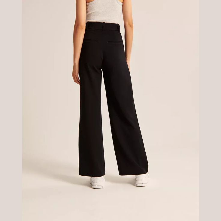 Women High Waist Long Palazzo Pants Trousers Our pants are expertly designed to comfortably fit your figure. Your best features are highlighted by classic cuts and slim-fitting styles. You may pair them with a variety of tops and they make wonderful basics. Our classic designs are ageless. Fits all sizes The wide-leg pants' innovative functional waistband offers lots of elasticity and long-lasting comfort to ensure your all-day comfort. Extremely high-rise pants with a relaxed, tailored wide-leg Relaxed Fit Full-length Elastane Pants, Casual Elastane Full Length Dress Pants, Wide Leg Full-length Pants With Pockets, Wide-leg Stretch Dress Pants With Pockets, Relaxed Fit Elastane Trousers, Relaxed Fit Straight Elastane Pants, Stretch Wide-leg Dress Pants With Pockets, Non-stretch Wide Leg Work Pants For Business Casual, Casual Tailored Full Length Bottoms