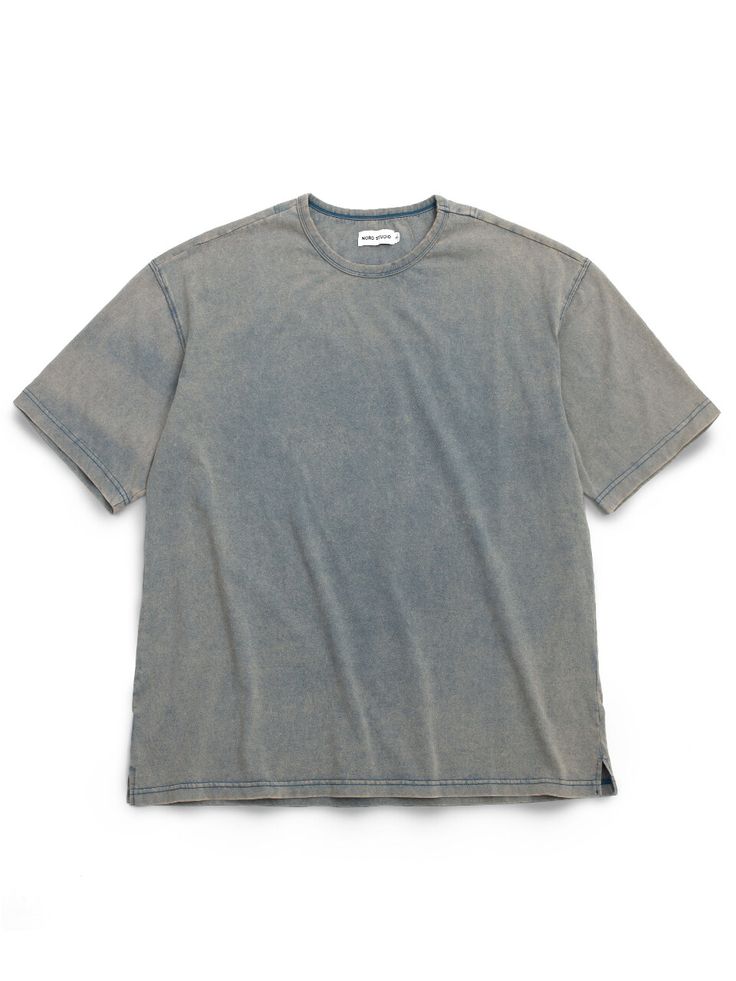 Editor's NotesNORD STUDIO's T-shirt is pigment washed expressing a vintage feeling.- Pullover closure- Over-fit silhouette- Dropped shoulder- Pigment-washed fabric- Versatile and casual itemMeasurements(in.)M(2)/L(3)- Total length: 29.13 / 29.52 in.- Shoulder: 23.62 / 24.01 in.- Chest: 24.01 / 24.40 in.- Sleeve: 10.23 / 10.43 in.Composition & Care- 100% Cotton- Please check the care labelDesigner- by NORD STUDIO Relaxed Fit Washed Blue T-shirt, Casual Washed Blue T-shirt, Light Wash Washed Cotton T-shirt, Light Washed Cotton T-shirt, Light Wash Soft-washed Cotton Tops, Soft-washed Washed Blue T-shirt For Everyday, Medium Wash Cotton Crew Neck T-shirt, Vintage Faded T-shirt Pre-washed, Acid Wash Pre-washed Relaxed Fit Tops