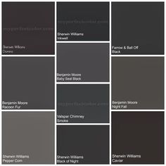 many different shades of gray and black are featured in the same color scheme for this project