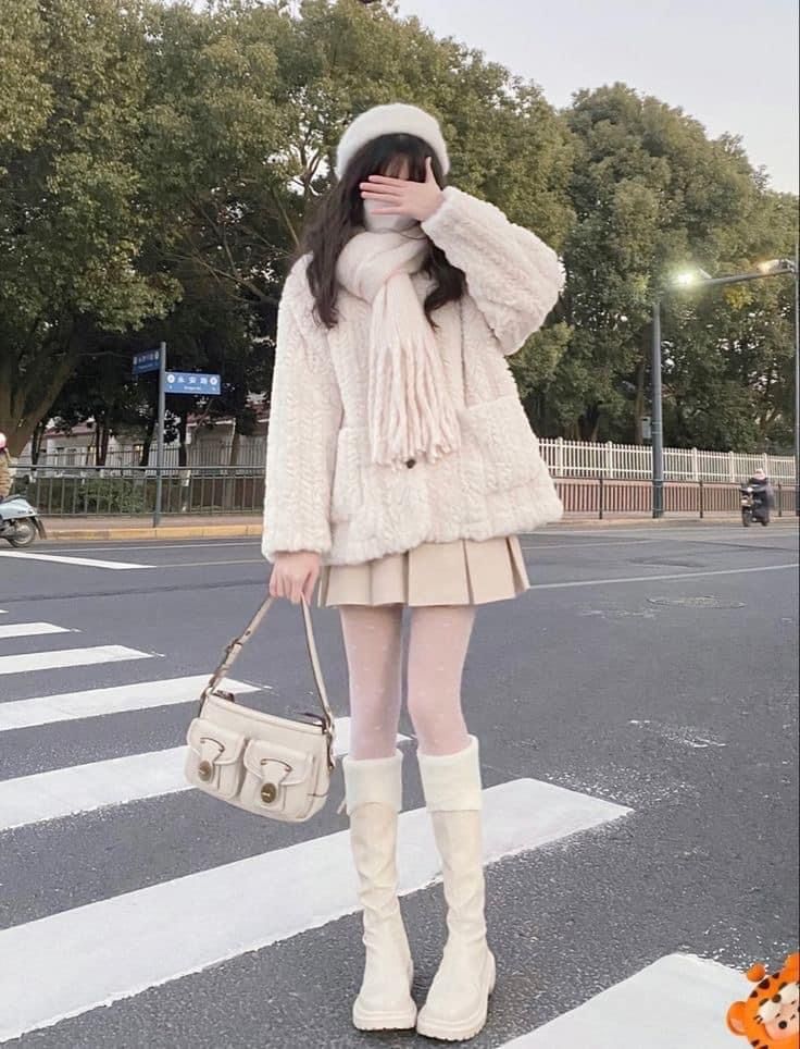 Winter Outfits Korean, Korean Winter Outfits, Japan Outfits, Mode Kawaii, Rok Mini, Winter Outfits Aesthetic, Japan Outfit, 여름 ��스타일, Ballet Core