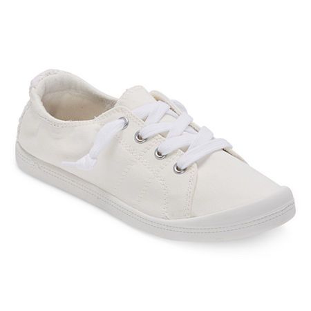 For effortless everyday style, try this pair of Pop women's Highbar sneakers. Crafted from cotton, this comfy slip-on style has a flat base to support you as you walk. Wear them with skinny-leg jeans and a blouse or sweater. Closure Type: Slip-OnUpper/Outer Base Material: 100% SyntheticShoe Lining Material: SyntheticSole Material Content: 100% Thermoplastic-RubberCountry of Origin: Imported