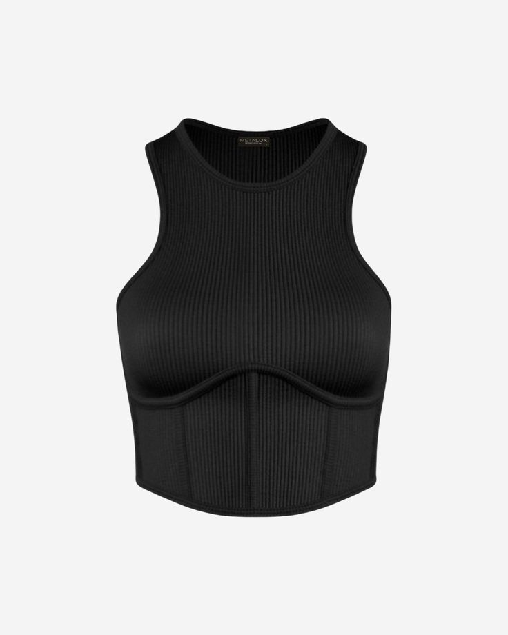 Ribbed Crop Top, Ribbed Texture, Feeling Great, Piping, Looks Great, Tights, Crop Top, Crop Tops, Texture