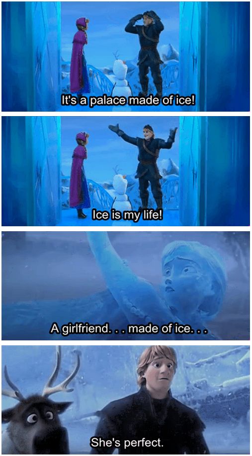 the frozen queen and prince are talking to each other