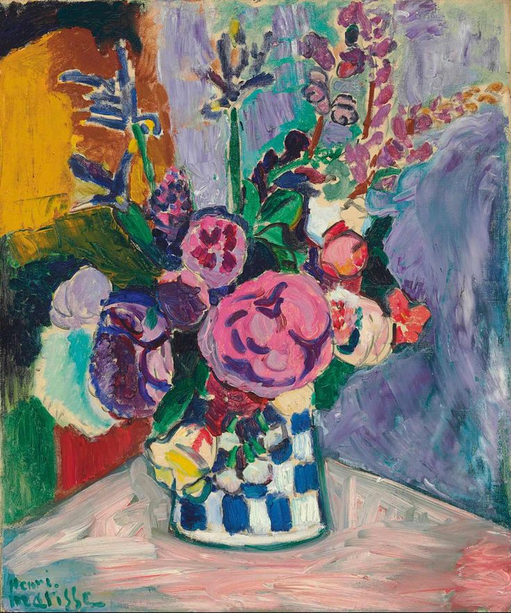 a painting of flowers in a vase on a table with the words art canvass above it