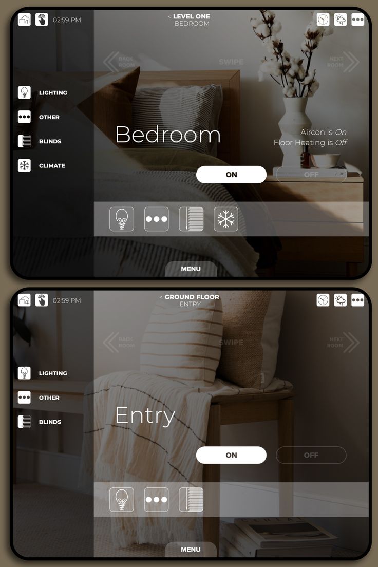 ipad app for smart home control Home Automation Website Design, Smart Home App Design, Ipad App Design, Smart Home Design Ideas, Smart Home Dashboard, Smart Home Automation Systems, Home Automation Project, Smart Lighting System, Mobile Application Design