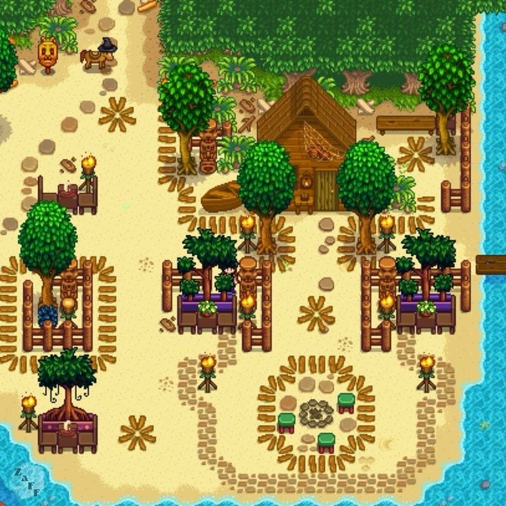 an image of a beach town in the game animal crossing, which is very similar to pokemon's island