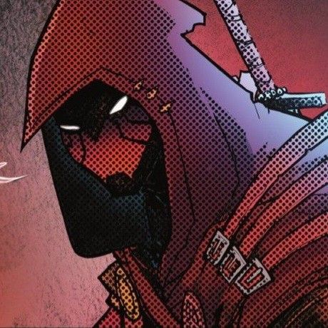 Azrael Batman Art, Jason Todd Profile Pic, Red X Pfp, Red Hood Pfp, Dc Azrael, Jean Paul Valley, Azrael Dc Comics, Red Hood Dc, Red Hood Comic