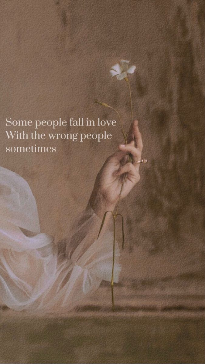 someone people fall in love with the wrong people sometimes - pope quote on wall background