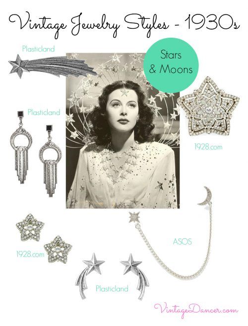 Art Deco Necklaces, 1930s Jewelry, Ziegfeld Girl, Pearls Dress, Sparkle Bracelet, Jewelry Styles, Rectangle Earrings, Orient Express, Dress Clip