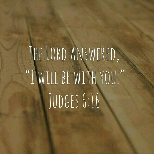 the lord answered, i will be with you judges 6 16 on wood flooring