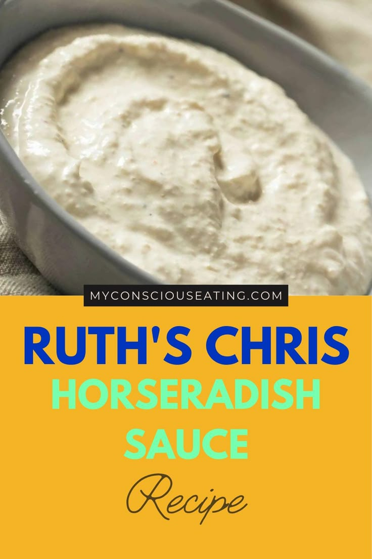 Horseradish sauce in a serving dish Horse Radish Cream Sauce, Roast Beef With Horseradish Sauce, Spicy Horseradish Sauce, Recipes Using Horseradish, Horse Radish Sauce For Prime Rib, Creamy Horseradish Sauce For Prime Rib, Horsey Sauce Recipe, Horse Radish Sauce, Prime Rib Horseradish Sauce