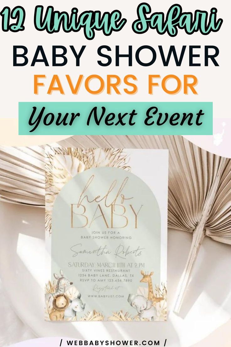 baby shower favors for your next event