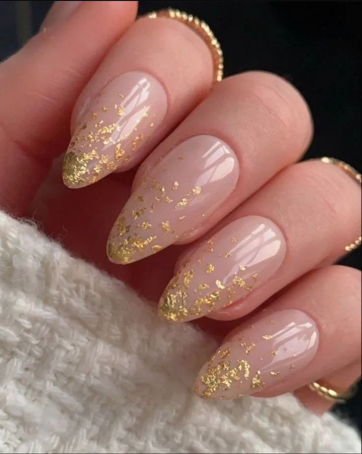 Foil Nail Designs, Fall Wedding Nails, Engagement Nails, Bridesmaids Nails, Elegant Nail Designs, Nude Nail Designs, Wedding Nails Design, Fall Nail Art, Foil Nails