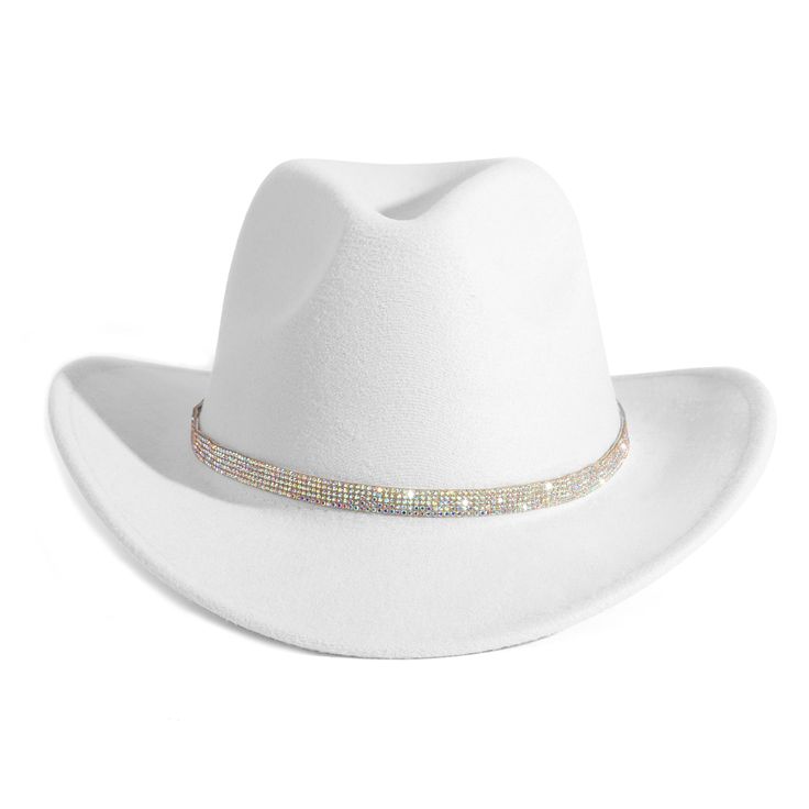 PRICES MAY VARY. MATERIAL:65% cotton, 35% polyester SIZE: Inside of hat circumference 56-58cm(22.-22.8 in), inside there is a tie for size adjustment SHINY Belt Buckle: Cowboy hat with SHINY belt buckle decorated, elegant and stylish.making you the center of attention Occasion:Use this cowboy hat festival, party, costume party, Halloween,with our glitter cowboy hat With multiple Colors, there's a good option to suit every unique style and personality, making these cowboy hats an ideal accessory White Cowboy Hat, Rhinestone Cowgirl, Black Cowboy Hat, Cowboy Costume, Black Cowgirl, Black Cowboy, Cowgirl Cowboy, Cowgirl Hats, Party Halloween