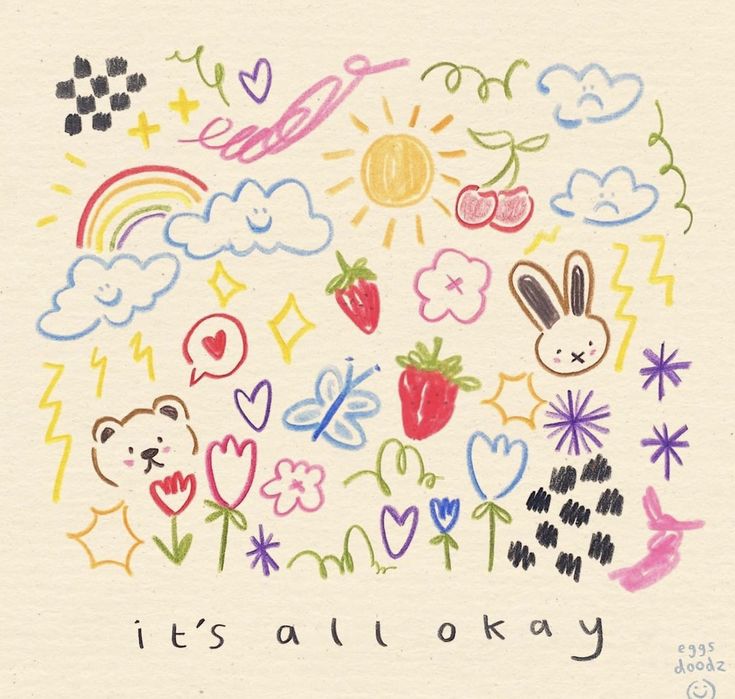 an image of it's all okay drawing