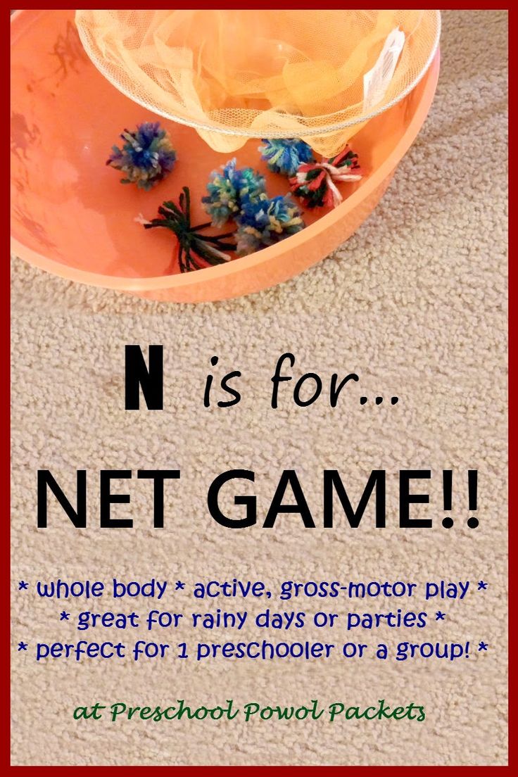 an advertisement for a game called n is for net game, which includes blue flowers