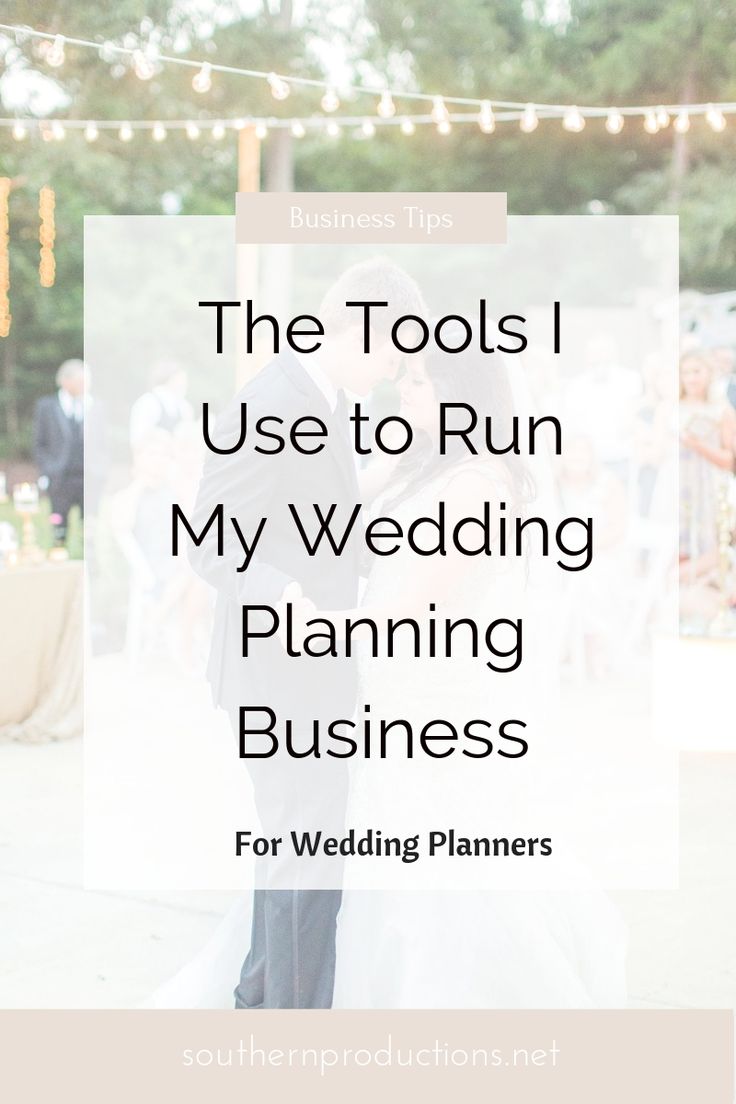 the tools i use to run my wedding planning business for brides and grooms