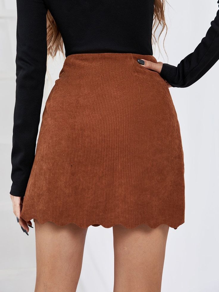 Description Material Polyester Style Casual Pattern type Plain Sleeve length Short Weight 0.2kg Season Spring.Summer Color Brown Size S. M. L. XL Suitable age 18-29 years old Style type temperament commuting Size & Fit Size CM US Waist Hip Length S 6 69 96 41 M 8 73 100 42 L 10 79 106 43.5 XL 12 85 112 45 Free Return & Exchange FREE RETURNS on all US orders! The following conditions must be met: 1. Items must be returned within 45 days after the purchase date. 2. Items must be unworn. undamaged Summer Color, Old Style, Skirts Online, Signature Look, Fitted Skirt, Skirts For Sale, Hip Length, Fashion Store, Stylish Outfits