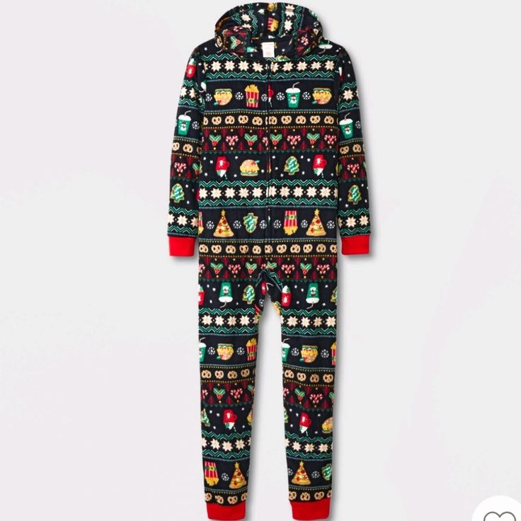 Onsie Holiday Pajamas With Hood Boy Or Girl Size Xs Cat & Jack New With Tag Attached Please Inquire About Splitting Or Creating A Bundle With Anything You See On My Page. Thank You For Looking ! Xc1 Winter Long Sleeve Multicolor Onesie, Multicolor Winter Sleepwear For Sleepover, Black Hooded Winter Sleepwear, Black Hooded Sleepwear For Winter, Multicolor Long Sleeve Winter Onesie, Cozy Black Winter Sleepwear, Playful Winter Loungewear Sleepwear, Playful Winter Onesie For Bedtime, Cotton Onesie For Winter Sleepover