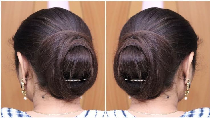 Long Hairstyles By Hair Pattern, Joda Hair Styles For Wedding, Juda Hairstyle Buns On Lehenga, Easy Hairstyles For Long Hair For Wedding, Hair Buns For Long Hair, Long Hair Bun Styles, Beautiful Bun Hairstyles, Elegant Messy Bun, Hairstyle For Ladies