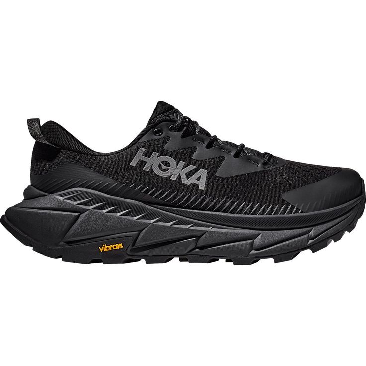 For those looking for a hybrid hiking shoe with superior walking comfort, a recycled construction, and excellent traction, look no further than the HOKA Skyline-Float X Shoe. This neutral hiking shoe keeps us stable on our feet as we climb to new heights thanks to a Vibram XS Trek outsole, while the one-piece engineered mesh upper offers superior breathability to keep us feeling fresh all day long. Low-top Black Trail Running Shoes Impact Resistant, Black Functional Hiking Boots With Air Cushioning, Black Hiking Boots With Air Cushioning, Functional Impact Resistant Running Shoes For Trail Running, Black Impact-resistant Sneakers For Hiking, Black Sneakers For Outdoor Work With Textured Tread, Sporty Impact Resistant Trail Running Shoes For Outdoor Work, Low-top Sneakers With Boost Midsole For Outdoor Work, Black Trail Running Shoes Impact Resistant For Outdoor Work