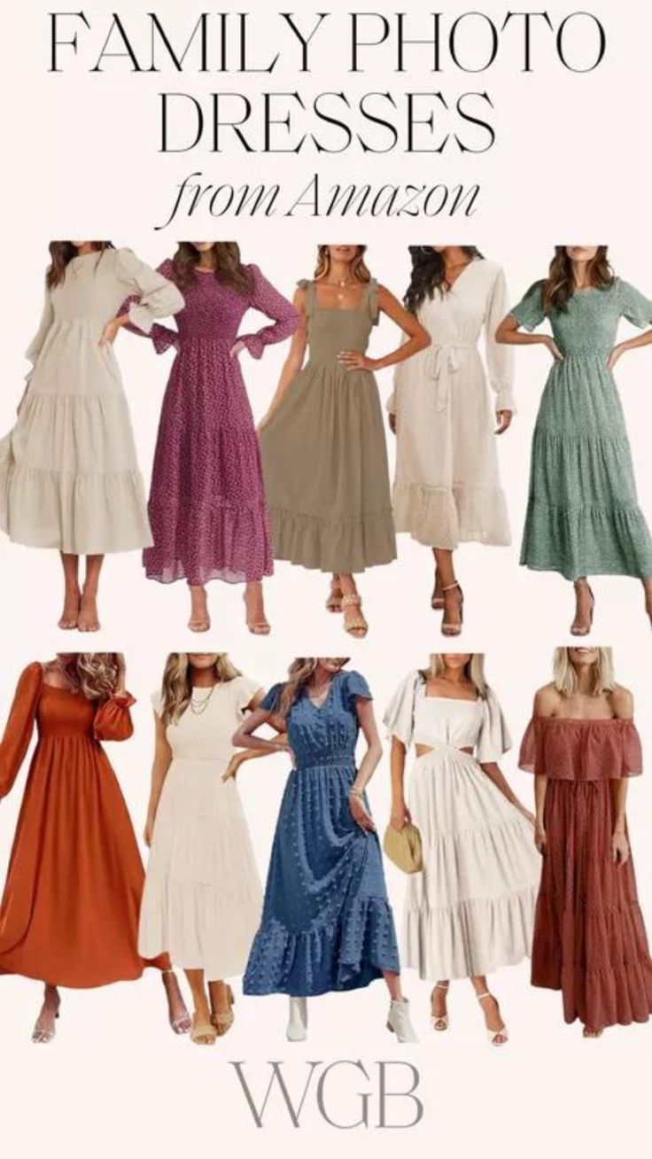 Family Photo Dresses from Amazon. Fall Dresses for Women. Fall Photoshoot Outfits For Women, Family Photo Dresses, Fall Photoshoot Outfits, Fall Picture Outfits, Dresses From Amazon, Mom Outfits Fall, Fall Photo Shoot Outfits, Shopping Link, Fall Family Photo Outfits