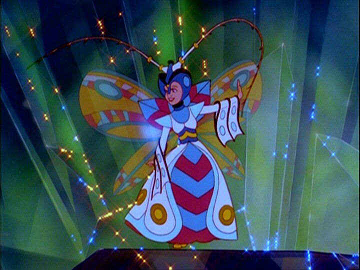 the animated character is dressed as a fairy