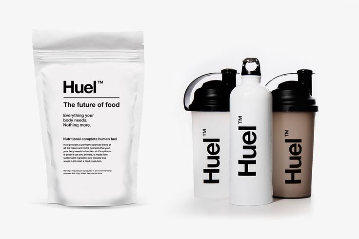 three different types of coffee bags next to each other on a white surface with the words hueel printed on them