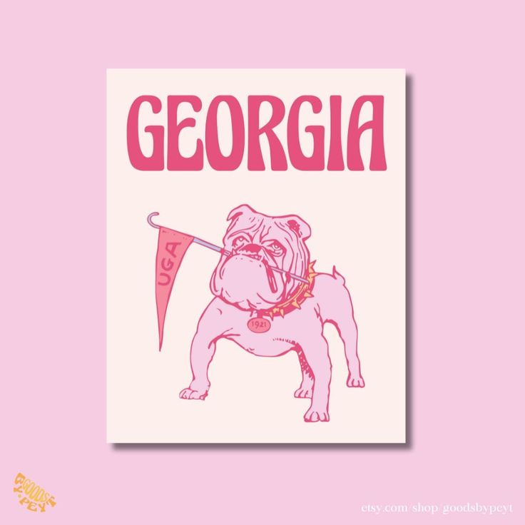 Georgia Bulldogs Quotes, Uga Bulldog, Logo University, Uga Bulldogs, Wall Murals Diy, Bar Poster, Sell My Art, Aspect Ratio, Pin Board