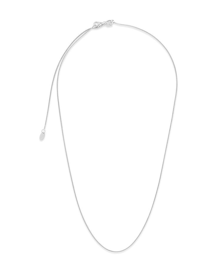 Looking for the perfect snake chain? This adjustable necklace, which comes in gold and silver tones, is an ideal base for your favorite pendants. Made from high quality materials to ensure years of wear. Materials: 14K gold vermeil or sterling silver Features: Adjustable up to 22" length, 1mm thickness, Lead & Nickel free, lobster clasp & bolo slider Silver Adjustable Snake Chain Necklace, White Sterling Silver Snake Chain Necklace, Symbolic Sterling Silver Snake Chain Necklace, Silver Nickel-free Snake Chain Necklace, Nickel-free Sterling Silver Snake Chain Necklace, Adjustable Necklace, Silver Chain Necklace, Gold And Silver, Snake Chain