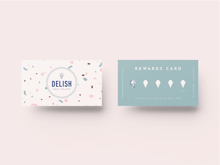 the business card is designed to look like confetti