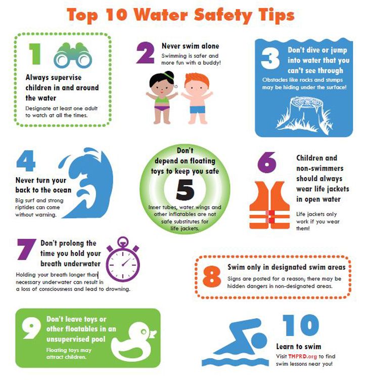 the top 10 water safety tips for children