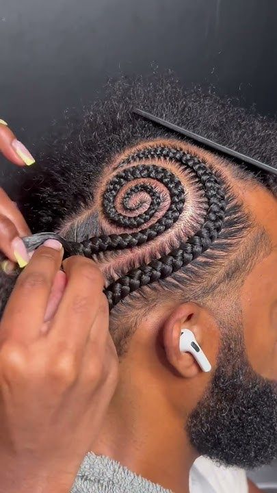 Black Natural Cornrow Hairstyles, Quick Men Braid Styles, Men’s Braiding Styles, Simple Men Braids Hairstyles, Short Hair Cornrows Men, Cornrows Men Styles, Men Cornrow Styles, Man Cornrows Style, Braided Hairstyles For Men Black