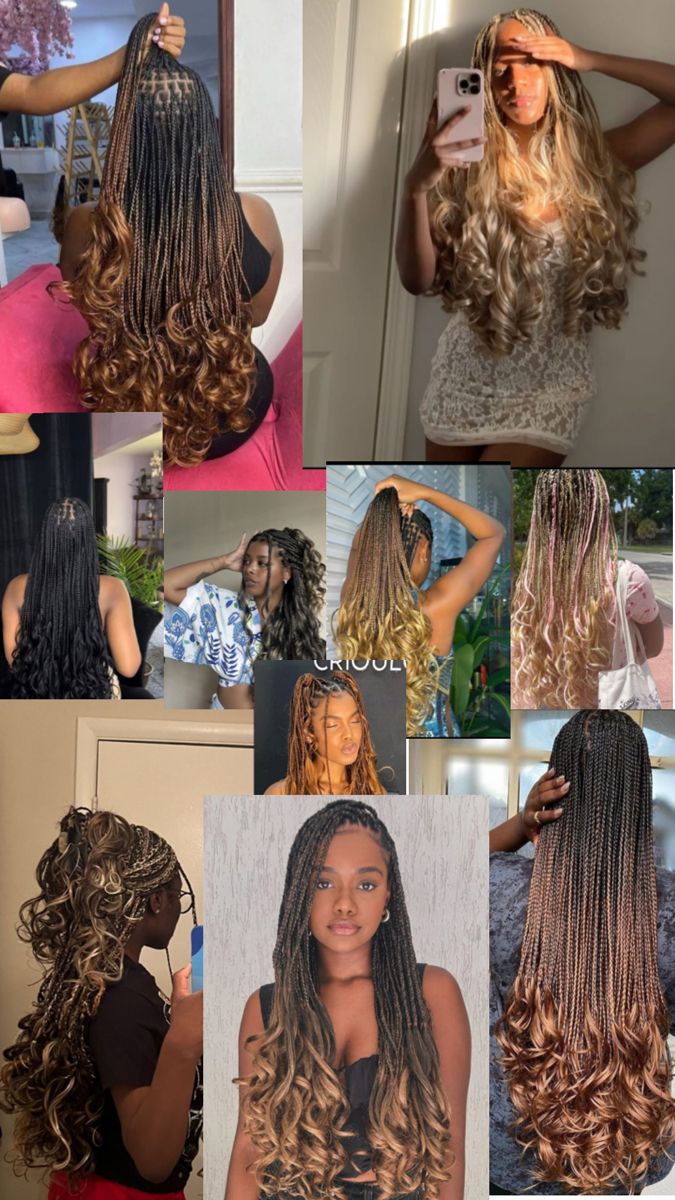 Morning Before School, Intricate Hairstyles, French Curls, Girly Hairstyles, Short Box Braids Hairstyles, French Curl, Quick Natural Hair Styles, Feed In Braids Hairstyles, Goddess Braids Hairstyles