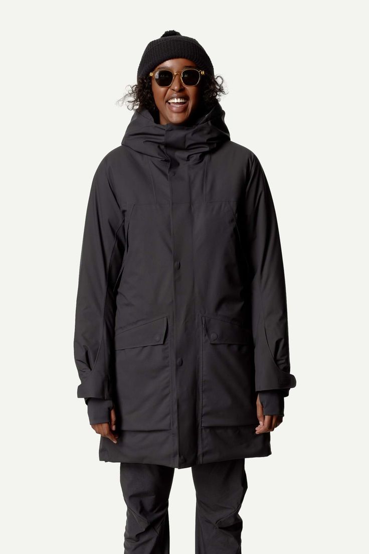 W's Fall in Parka | Houdini Sportswear Air Clothes, Waterproof Parka, Long Parka, Swedish Brands, Warm Jacket, Shell Jacket, Sustainable Clothing, Womens Fall, Taiwan