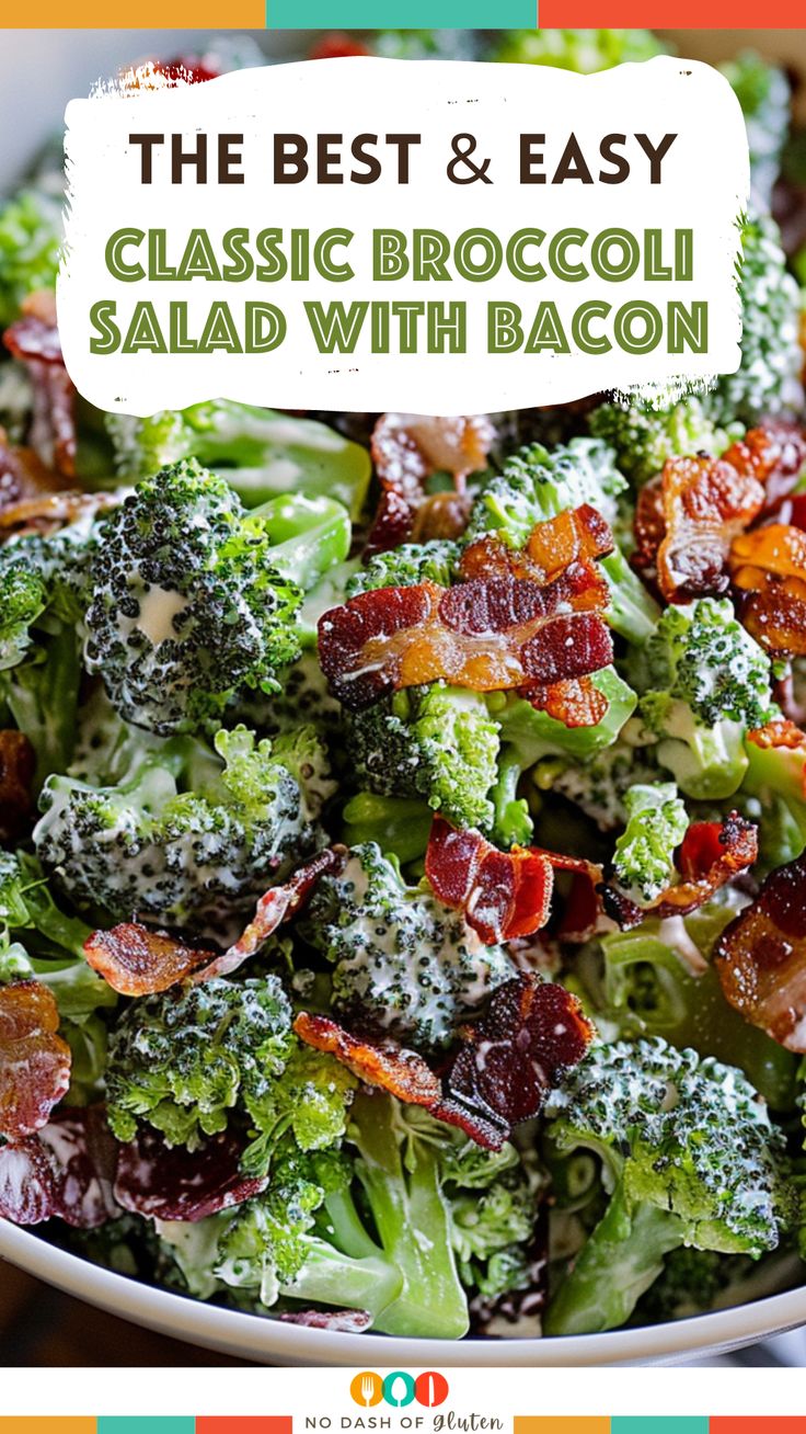 Classic Broccoli Salad with Bacon Sunflower Bacon Crunch Salad, Broccoli Salad Taste Of Home, Broccoli Salad Red Wine Vinegar, Asian Brocolli Salad, Trees And Raisins Salad, Broccoli Salad No Cheese, Broccoli Raisin Salad Recipe, Broccoli Salad With Almonds, Cold Broccoli Salad With Bacon