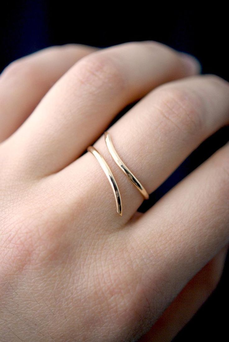 Open Curve Ring in 14k Gold Fill 14k gold fill spiral ring | Etsy Simple Ring Design, Minimalist Gold Ring, خواتم خطوبة, Gold Wrap Ring, Curve Ring, Spiral Ring, Spiral Shape, Gold Rings Fashion, Gold Ring Designs